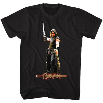 Conan-Its A Weasel-Black Adult S/S T-Shirt - Black