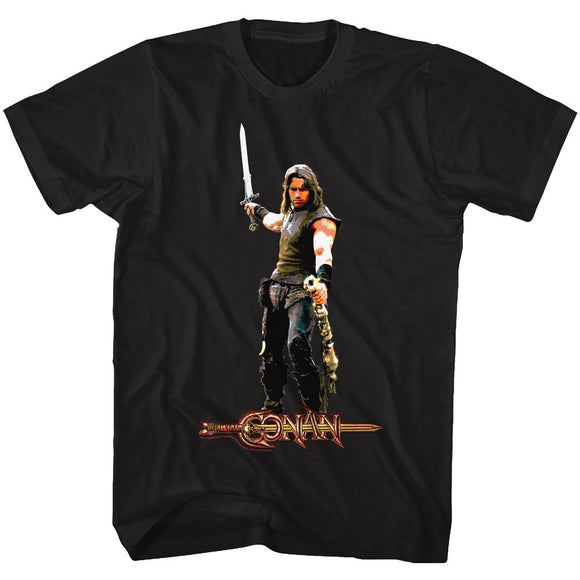 Conan-Its A Weasel-Black Adult S/S T-Shirt - Black