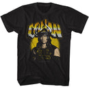 Conan-Conan Gradient Logo-Black Adult S/S T-Shirt - Black
