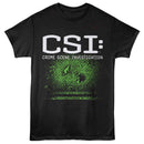 Csi-Csi Crime Scene-Black Adult S/S T-Shirt - Black