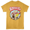 Captain Underpants Circle Stars Ginger Adult T-Shirt
