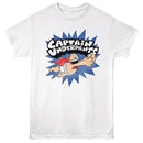 Captain Underpants Flying White Adult T-Shirt