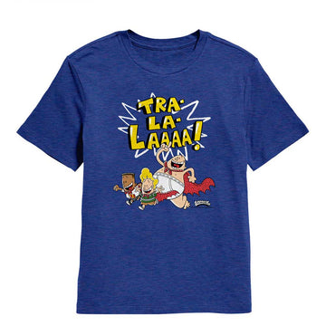 Captain Underpants Running Royal Heather Youth T-Shirt