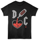 Dashboard Confessional-Dashboard Confessional Liquid Heart-Black Adult S/S T-Shirt - Black