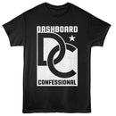 Dashboard Confessional-Dashboard Confessional Interlocking-Black Adult S/S T-Shirt - Black