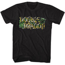 Double Dragon-Double Dragon Vintage Logo-Black Adult S/S T-Shirt - Black