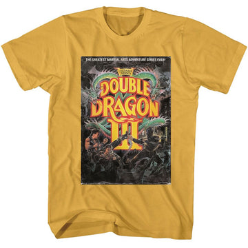 Double Dragon-Double Dragon Ddiii-Ginger Adult S/S T-Shirt - Ginger