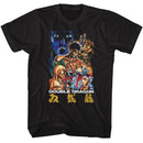 Double Dragon-Double Dragon Poster-Black Adult S/S T-Shirt - Black