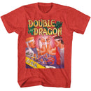 Double Dragon-Double Dragon 1 Arcade Smash-Red Heather Adult S/S T-Shirt - Red Heather
