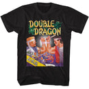 Double Dragon-Double Dragon Two Fighters-Black Adult S/S T-Shirt - Black