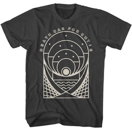 Death Cab For Cutie-Death Cab Geometric-Smoke Adult S/S T-Shirt - Smoke