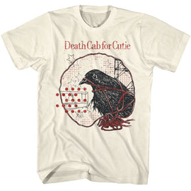 Death Cab For Cutie-Death Cab String Theory-Natural Adult S/S T-Shirt - Natural