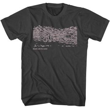 Death Cab For Cutie-Death Cab Album Line Art-Smoke Adult S/S T-Shirt - Smoke