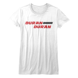 Duran Duran-Duran Duran-White Ladies S/S T-Shirt - White