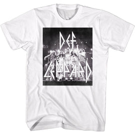 Def Leppard-Finale Box-White Adult S/S T-Shirt - White