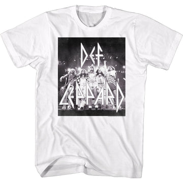 Def Leppard-Finale Box-White Adult S/S T-Shirt - White
