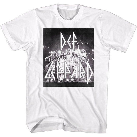 Def Leppard-Finale Box-White Adult S/S T-Shirt - White