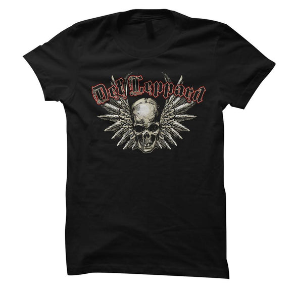 Def Leppard-Defleppard-Black Ladies S/S T-Shirt - Black