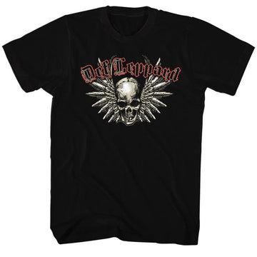 Def Leppard-Defleppard-Black Adult S/S T-Shirt - Black