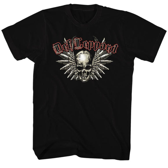 Def Leppard-Defleppard-Black Adult S/S T-Shirt - Black