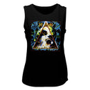 Def Leppard-Hysteria-Black Ladies Muscle Tank-S - Black