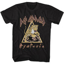 Def Leppard-Hysteria Lep-Black Adult S/S T-Shirt - Black