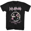 Def Leppard-Adrenalize 92-Black Adult S/S T-Shirt - Black