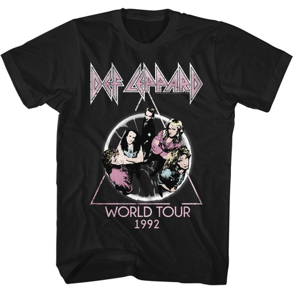 Def Leppard-Adrenalize 92-Black Adult S/S T-Shirt - Black
