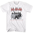 Def Leppard-Pyromania Wt-White Adult S/S T-Shirt - White