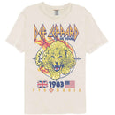 Def Leppard-Def Leppard Pyromania Leopard-Ivory Adult S/S Comfort Color T-Shirt - Ivory