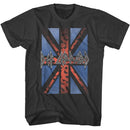 Def Leppard-Def Leppard Leopard Flag 2-Smoke Adult S/S T-Shirt - Smoke