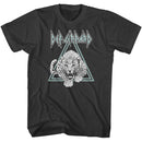 Def Leppard-Def Leppard Double Triangle-Smoke Adult S/S T-Shirt - Smoke