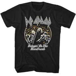 Def Leppard-Def Leppard Bringin The Heartbreak-Black Adult S/S T-Shirt - Black