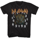 Def Leppard-Def Leppard Leopard W High N Dry Heads-Black Adult S/S T-Shirt - Black