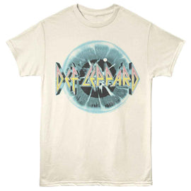 Def Leppard-Def Leppard Eye-Natural Adult S/S T-Shirt - Natural