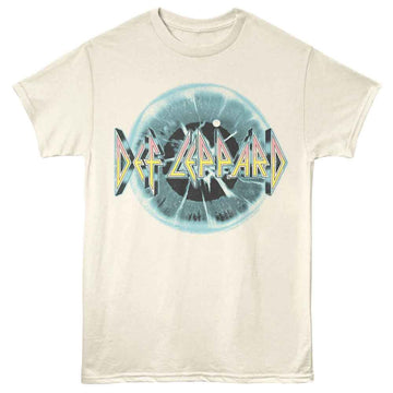 Def Leppard-Def Leppard Eye-Natural Adult S/S T-Shirt - Natural