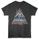 Def Leppard-Def Leppard Clouds Lightning Triangle-Smoke Adult S/S T-Shirt - Smoke