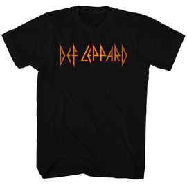 Def Leppard-Def Leppard-Black Adult S/S T-Shirt - Black