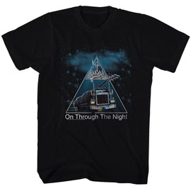 Def Leppard-On Through The Night-Black Adult S/S T-Shirt - Black