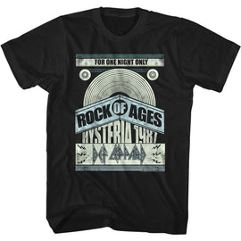 Def Leppard-For One Night Only-Black Adult S/S T-Shirt - Black
