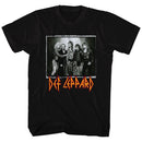 Def Leppard-World Tour-Black Adult S/S T-Shirt - Black