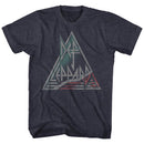 Def Leppard-Watermelone-Navy Heather Adult S/S T-Shirt - Navy Heather