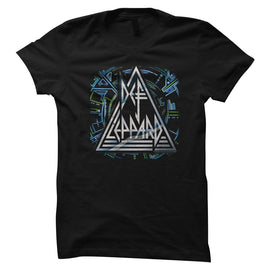Def Leppard-Histeric Logo-Black Ladies S/S T-Shirt - Black