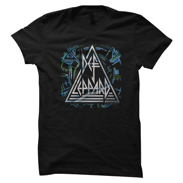 Def Leppard-Histeric Logo-Black Ladies S/S T-Shirt - Black