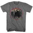 Def Leppard-Circles-Graphite Heather Adult S/S T-Shirt - Graphite Heather