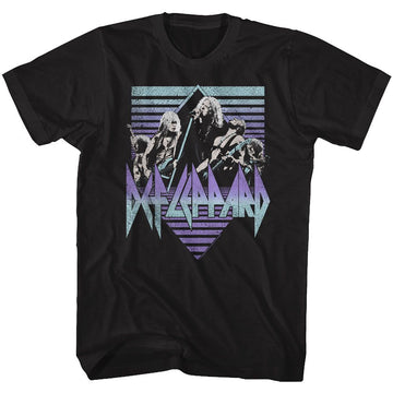 Def Leppard-Sing It-Black Adult S/S T-Shirt - Black