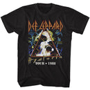 Def Leppard-Tour88-Black Adult S/S T-Shirt - Black