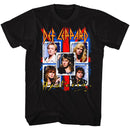 Def Leppard-Ugly Hysteria-Black Adult S/S T-Shirt - Black