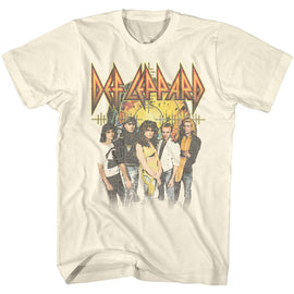 Def Leppard-Splosion Men-Natural Adult S/S T-Shirt - Natural