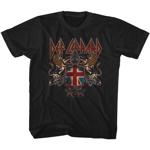 Def Leppard-Defcrest-Black Toddler S/S T-Shirt-4T - Black